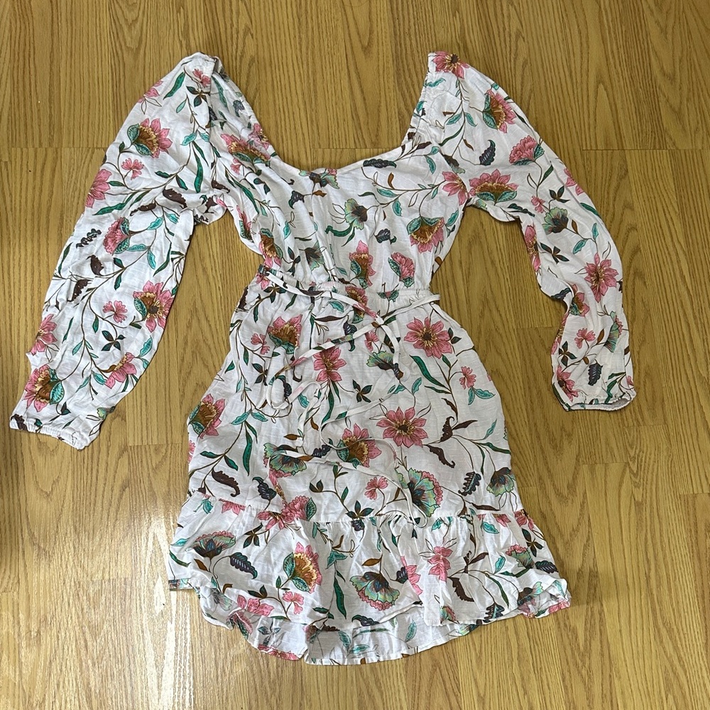Hurley Floral White Dress